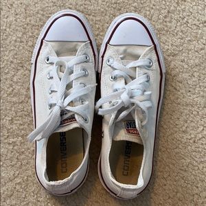 White Low Top Converse